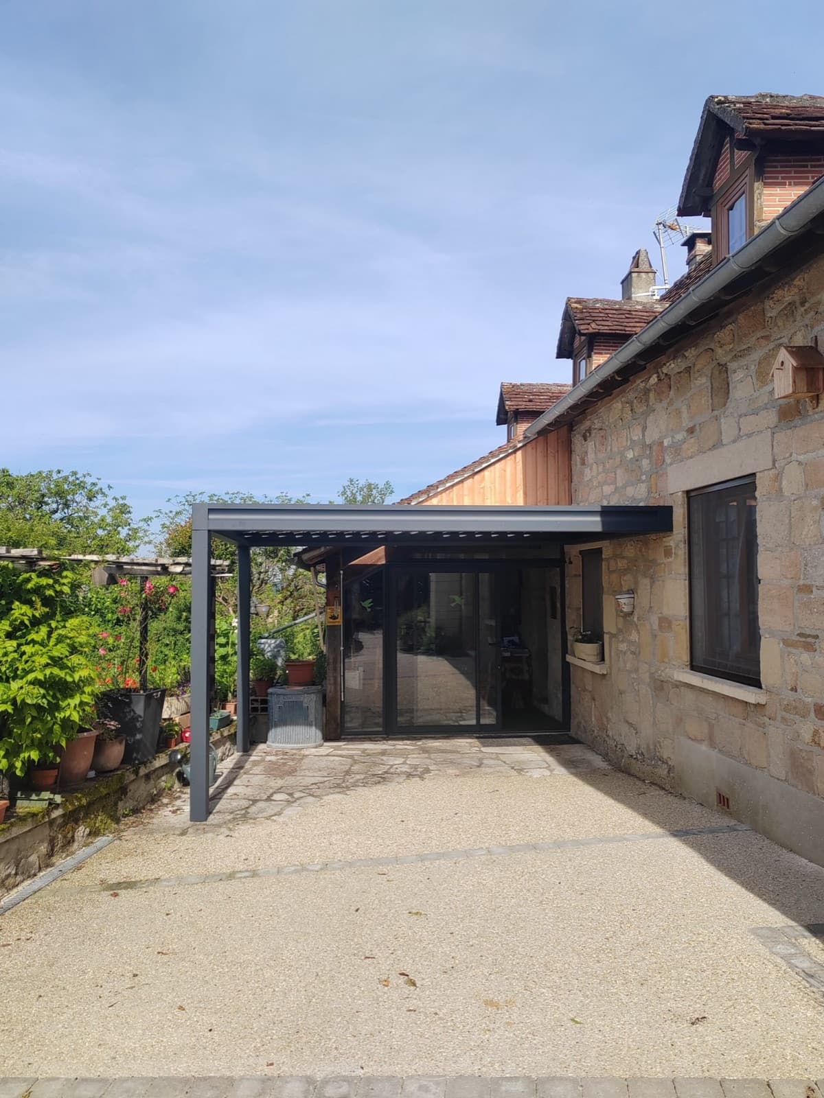Pergola bioclimatique en Aluminium - Figeac