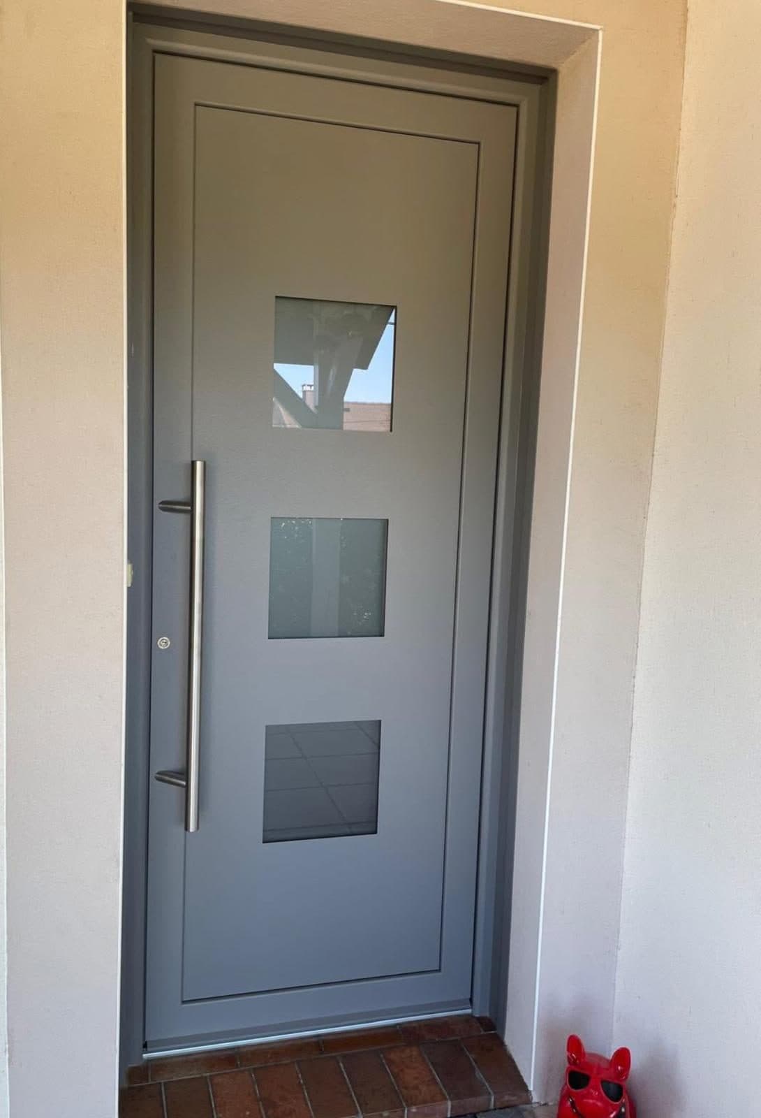 Porte d’entrée vitrée à Cajarc